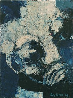 Portrait in blue